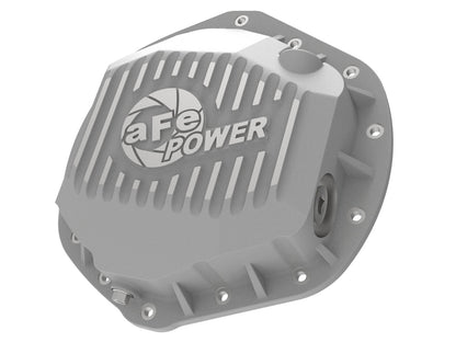 aFe Street Series Rear Differential Cover Raw w/ Machined Fins - Chevy/GMC 2001-2019