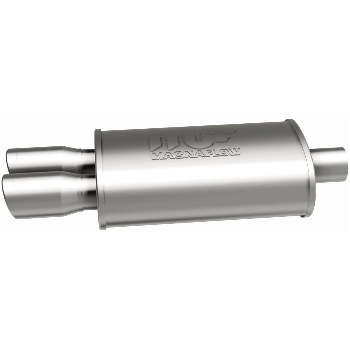 MagnaFlow 2.25 in/3 in Center/Dual; 5 in x 14 in x 8 in Body Muffler 14862