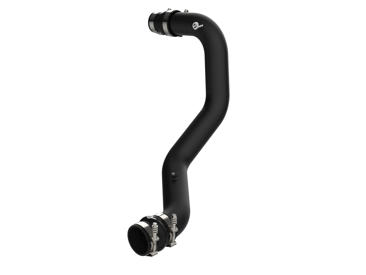 aFe BladeRunner 3 IN Aluminum Hot Charge Pipe Black - Chevy/GMC 2004-2010 6.6L