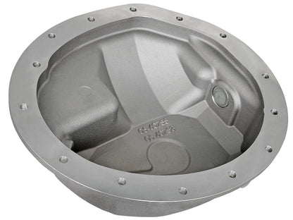 aFe Street Series Front Differential Cover Raw w/ Machined Fins - Dodge/Ram 2003-2013 5.9L/6.7L