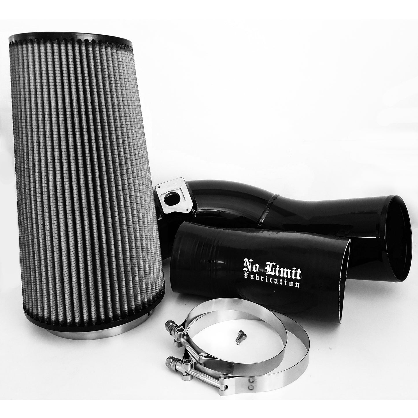 No Limit 6.0 Cold Air Intake 03-07 Ford Super Duty Power Stroke Black