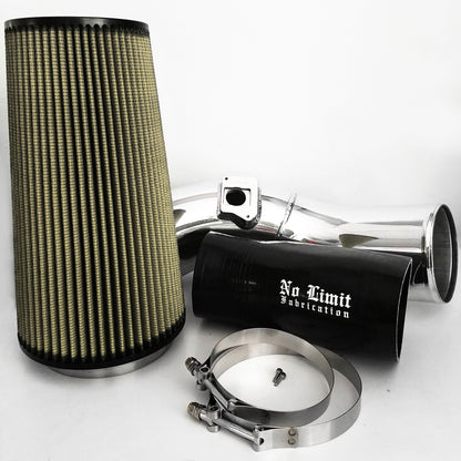No Limit 6.0 Cold Air Intake 03-07 Ford Super Duty Power Stroke Polished