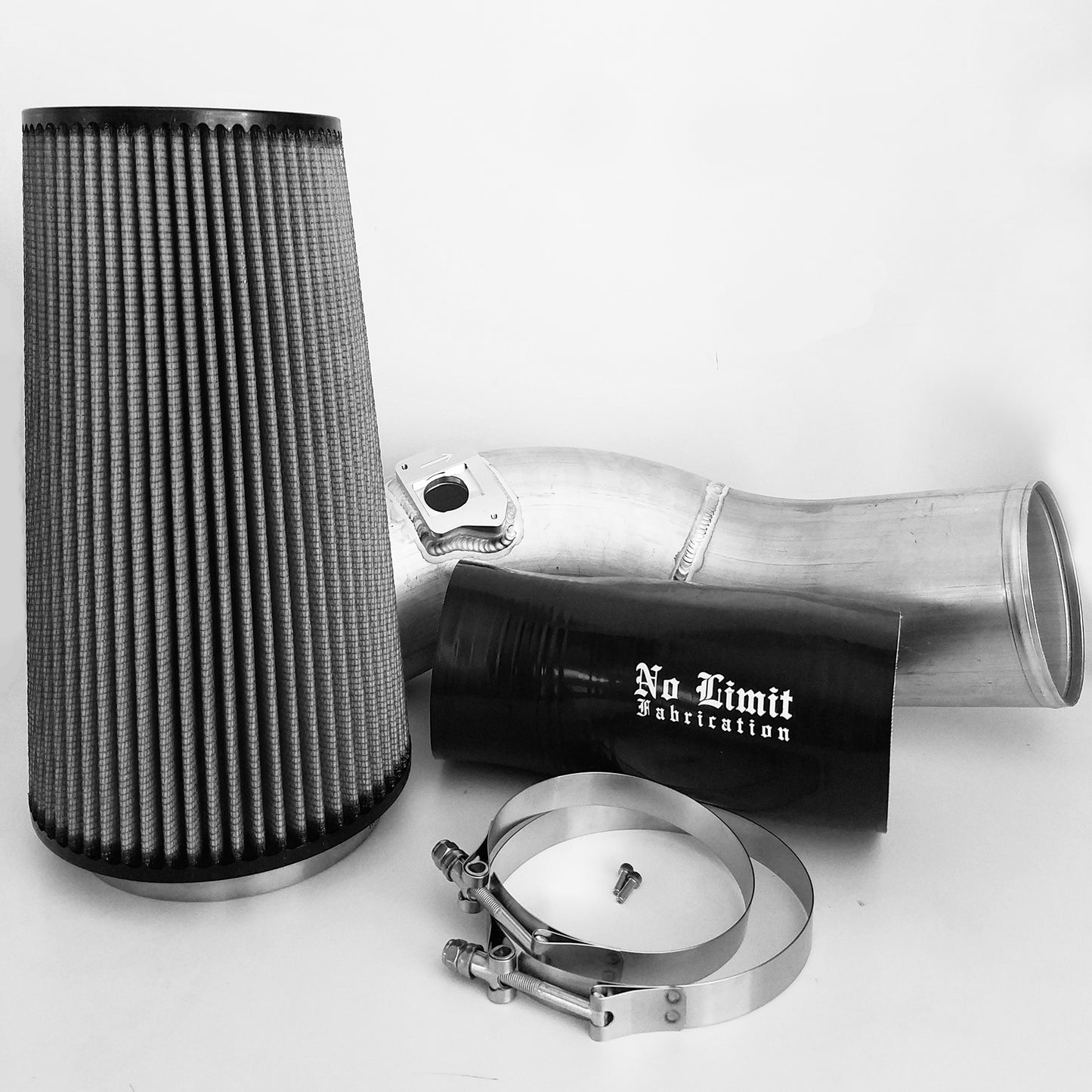 No Limit 6.0 Cold Air Intake 03-07 Ford Super Duty Power Stroke Raw