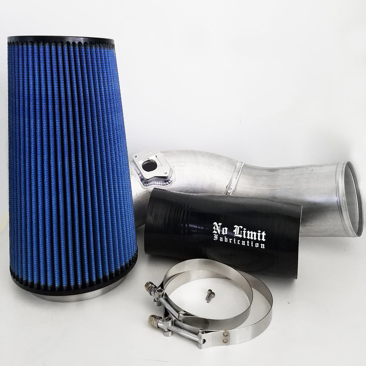 No Limit 6.0 Cold Air Intake 03-07 Ford Super Duty Power Stroke Raw