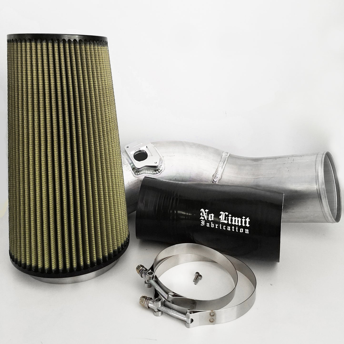 No Limit 6.0 Cold Air Intake 03-07 Ford Super Duty Power Stroke Raw