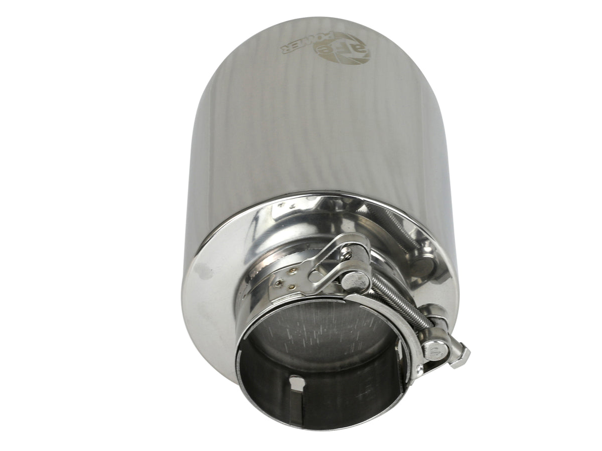 aFe MACH Force-Xp 304 Stainless Steel Clamp-on Exhaust Tip Polished - 49T25454-P071