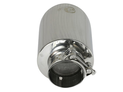 aFe MACH Force-Xp 304 Stainless Steel Clamp-on Exhaust Tip Polished - 49T25454-P071