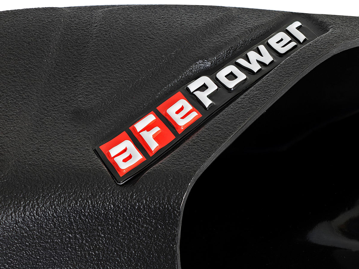 aFe Dynamic Cold Air Intake Air Scoop (D.A.S.) Black - Ford 2008-2010 6.4L