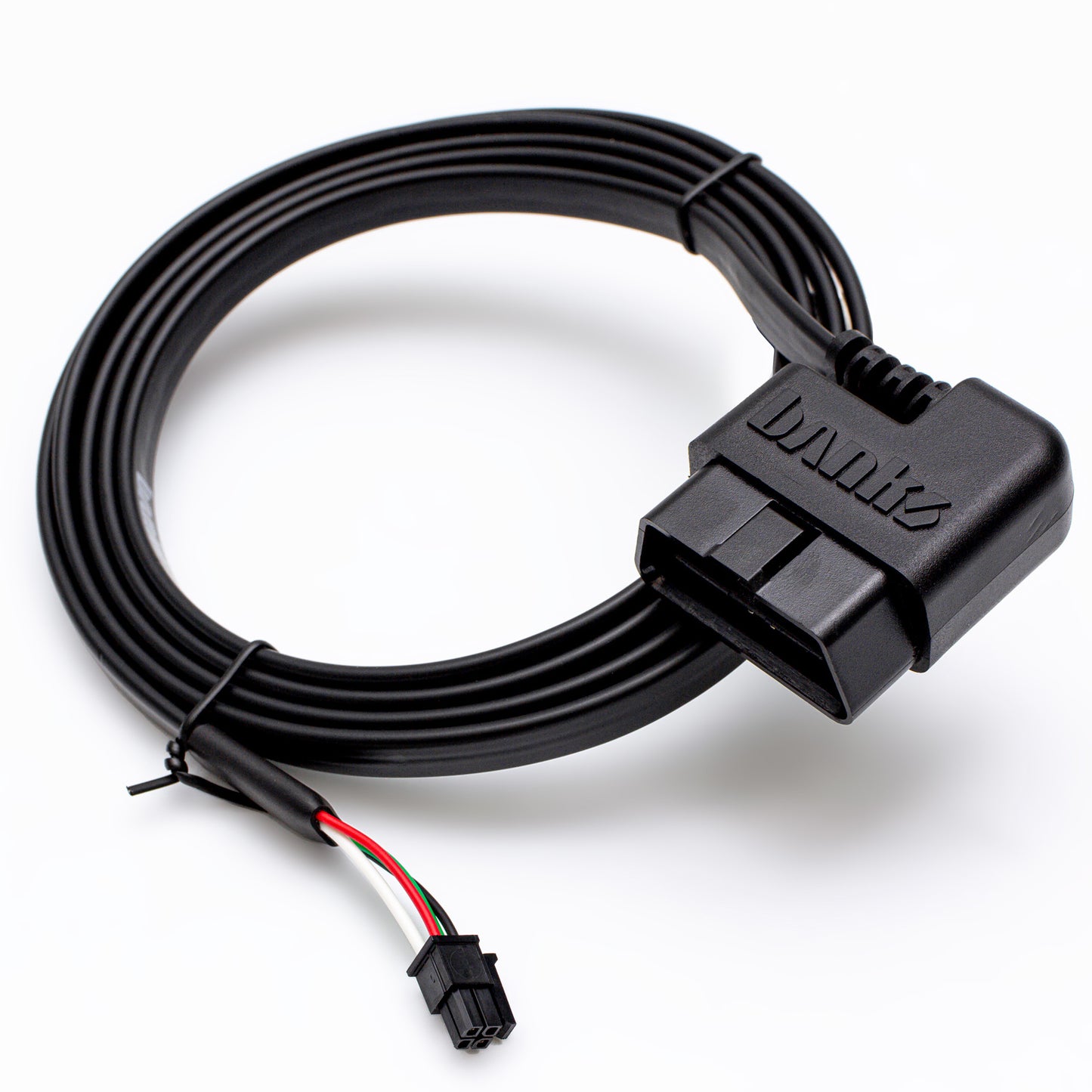 Banks Power 4-Pin OBD-II Cable Flat-OBD-II Cable for iDash or PedalMonster