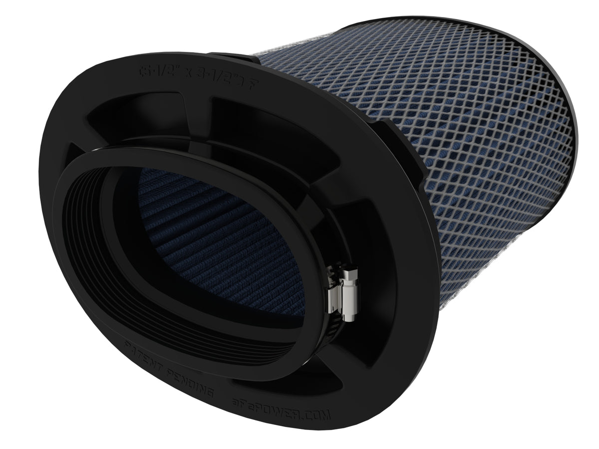 aFe Momentum Intake Replacement Air Filter w/ Pro 10R Media - Flange Inside Diameter 5.50 x 3.50 in, Height 9 in