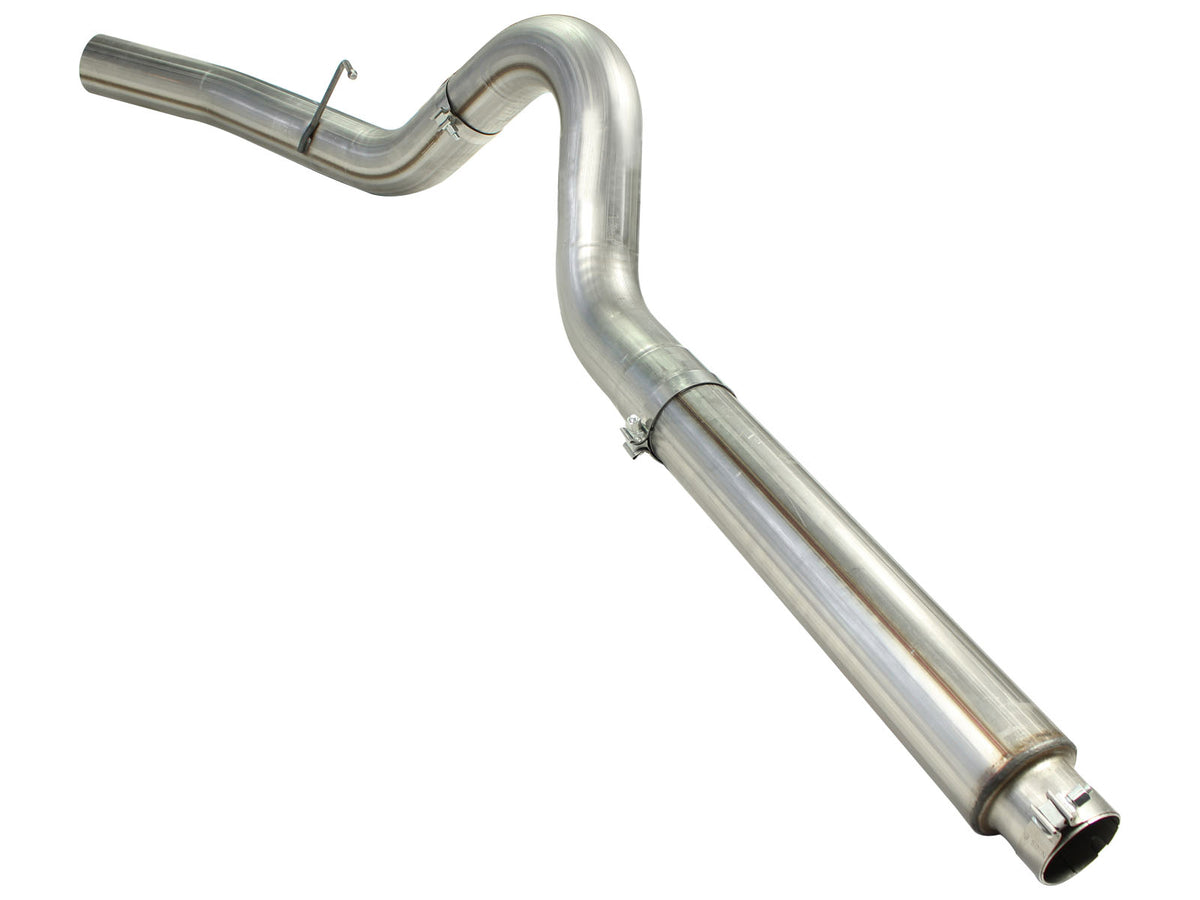 aFe Large Bore-HD 5 IN 409 Stainless Steel DPF-Back Exhaust System - Ford 2008-2010 6.4L