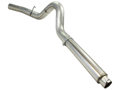 aFe Large Bore-HD 5 IN 409 Stainless Steel DPF-Back Exhaust System - Ford 2008-2010 6.4L
