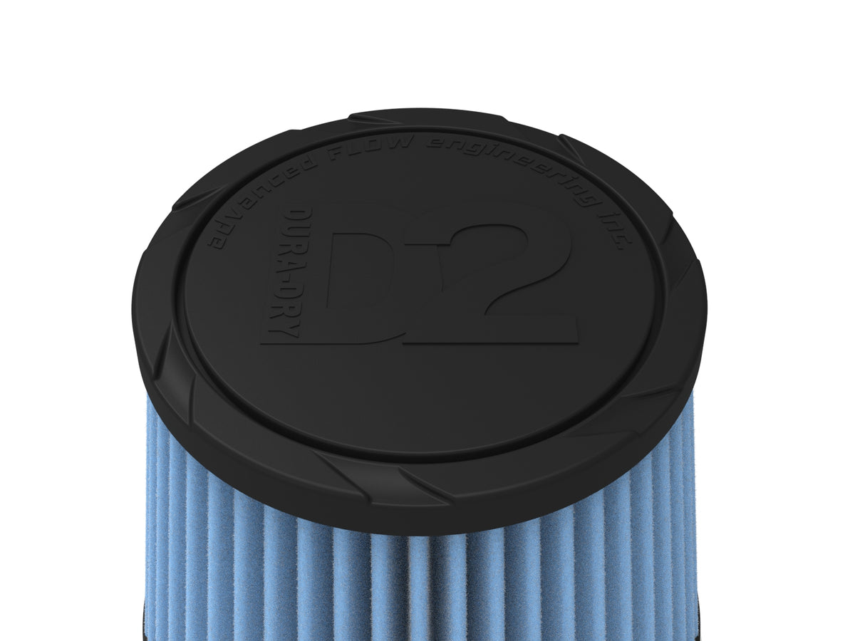 aFe Universal Clamp-On Air Filter w/ D2 Dura-Dry Media - 21-45505V