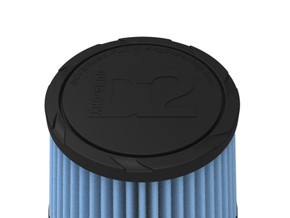 aFe Universal Clamp-On Air Filter w/ D2 Dura-Dry Media - 21-45505V