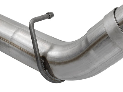 aFe Rebel XD Series 4 IN 409 Stainless Steel DPF-Back Exhaust w/Dual Black Tips - Chevy/GMC 2017-2019 6.6L