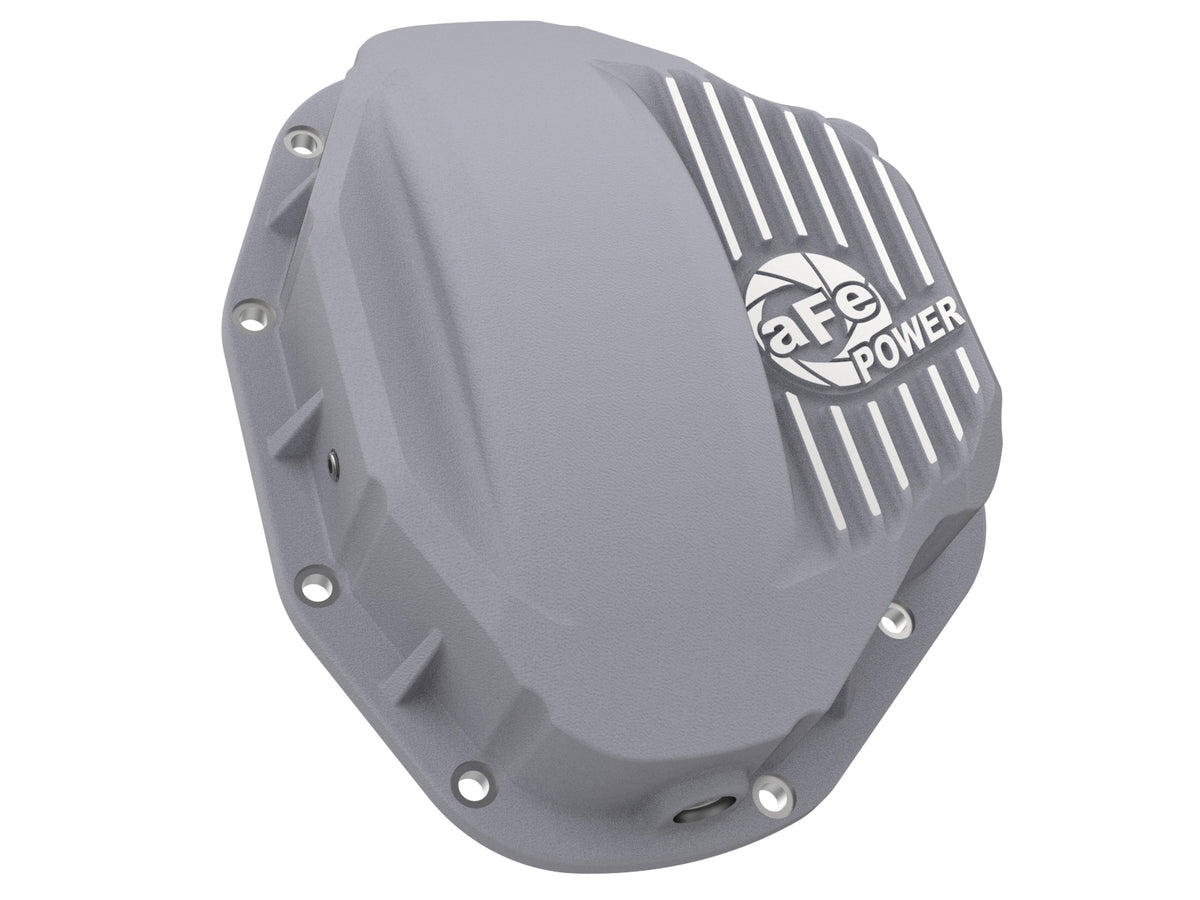 aFe Street Series Rear Differential Cover Raw w/ Machined Fins - Dodge/Ford 1994-2007