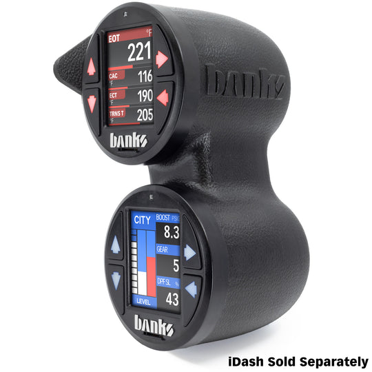 Banks Power iDash Stealth Pod Mounts Grab Handle Gauge Pod - Chevy/GMC 2019-2025