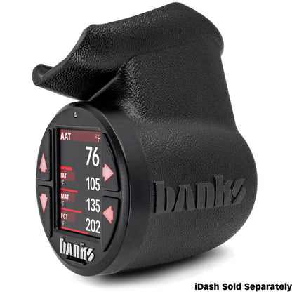 Banks Power iDash Stealth Pod Mounts Grab Handle Gauge Pod - Ram 2019-2026 6.4L/6.7L