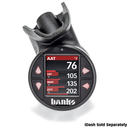 Banks Power iDash Stealth Pod Mounts Grab Handle Gauge Pod - Ram 2019-2026 6.4L/6.7L