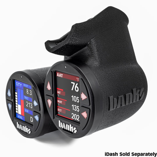 Banks Power iDash Stealth Pod Mounts Grab Handle Gauge Pod for 2019-2026 RAM 2500/3500