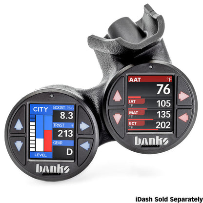 Banks Power iDash Stealth Pod Mounts Grab Handle Gauge Pod for 2019-2026 RAM 2500/3500