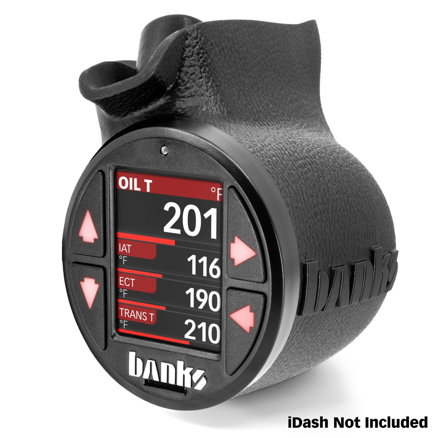 Banks Power iDash Stealth Pod Mounts Grab Handle Gauge Pod for 2011-2016 Ford Super Duty