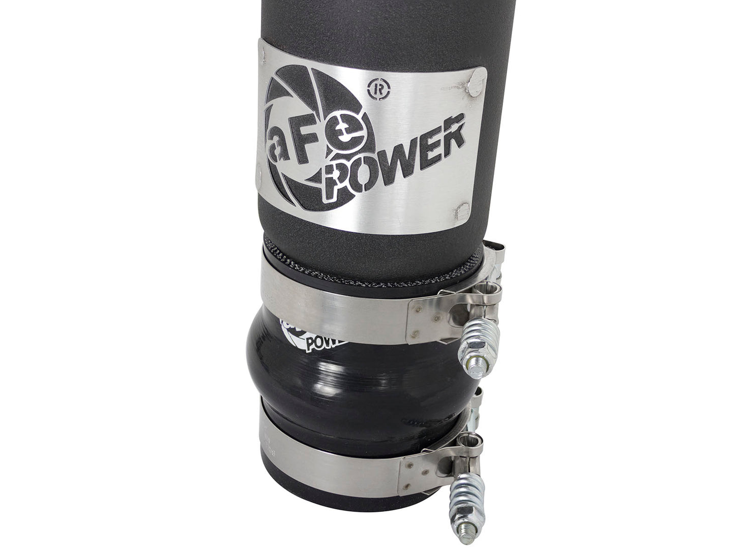 aFe BladeRunner 3 IN & 3-1/2 IN Aluminum Hot and Cold Charge Pipe Kit Black - Dodge 2007-2009 6.7L