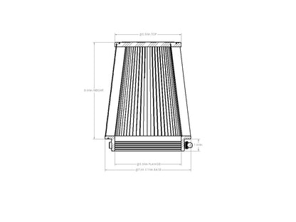 aFe Magnum FORCE Intake Replacement Air Filter w/ D2 Dura-Dry Media - 21-90020V