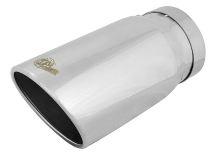 aFe MACH Force-Xp 304 Stainless Steel Clamp-on Exhaust Tip Polished - 49T50604-P12
