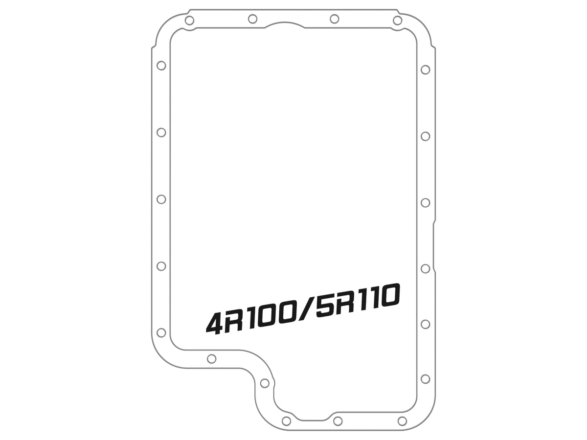 aFe Street Series Transmission Pan Black w/ Machined Fins - Ford 1994-2010
