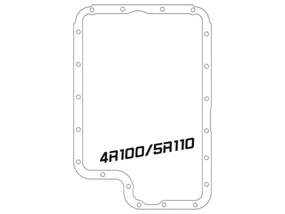 aFe Street Series Transmission Pan Black w/ Machined Fins - Ford 1994-2010