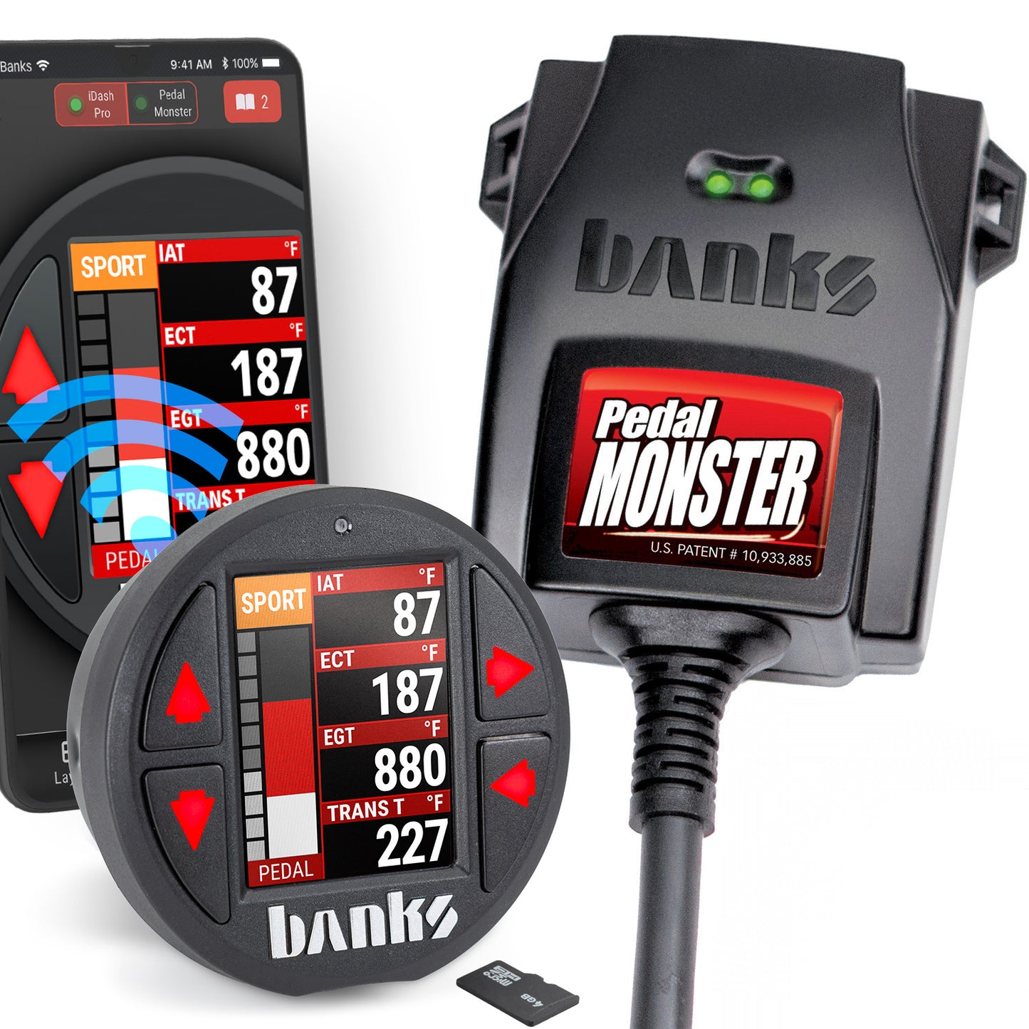 Banks Power PedalMonster OBD-Connected Torque Response Controller, Standalone & iDash Kits