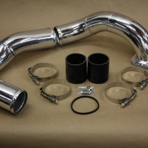 No Limit 64RACSK 6.4L Coldside Kit - Raw Aluminum - 2008-2010 Ford Super Duty Power Stroke