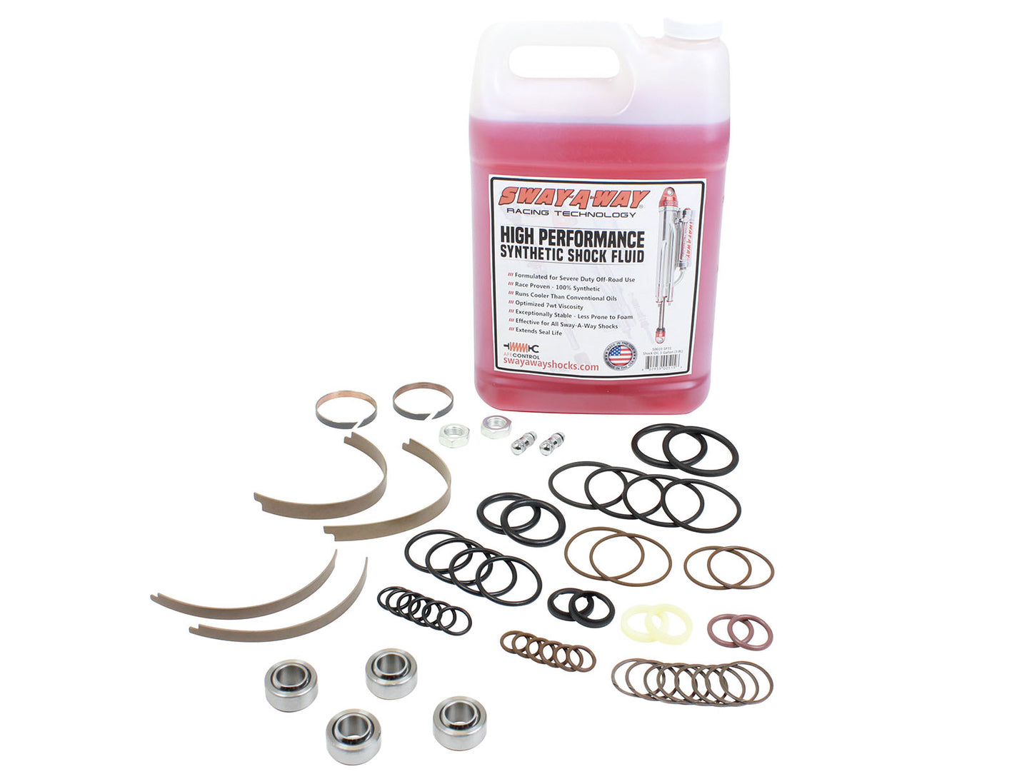aFe Sway-A-Way Master Rebuild Kit for 2.0 Shock w/ 7/8 IN Shaft