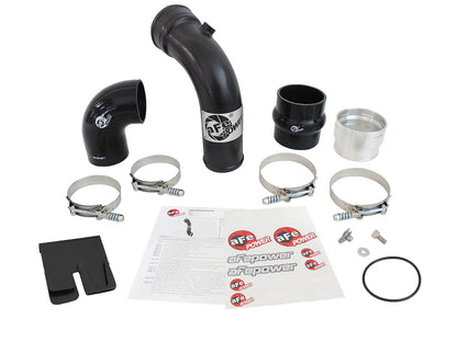 aFe BladeRunner 3 IN Aluminum Cold Charge Pipe Black - Ford 2011-2016 6.7L