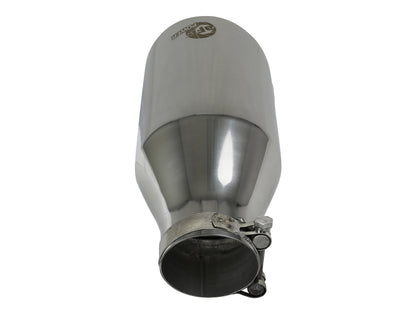 aFe MACH Force-Xp 304 Stainless Steel Clamp-on Exhaust Tip Polished - 49T25454-P091