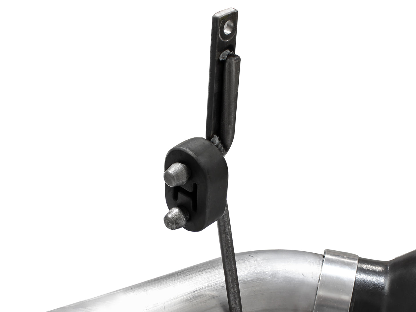 aFe Large Bore-HD 4 IN 409 Stainless Steel DPF-Back Exhaust System w/Black Tip - Ford 2011-2014 6.7L