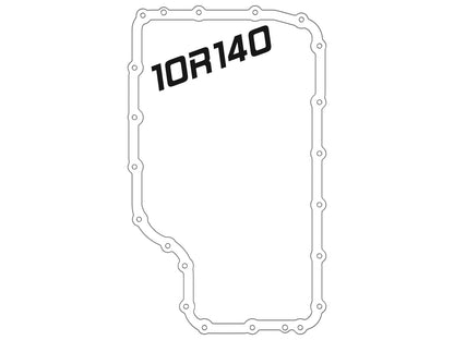 aFe Pro Series Transmission Pan Black w/ Machined Fins - Ford 2020-2022