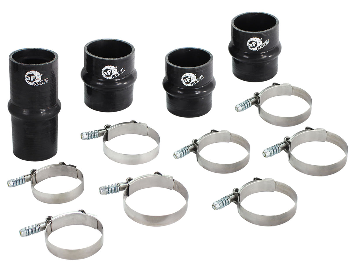 aFe BladeRunner Intercooler Couplings & Clamps Kit; aFe & Factory Replacement