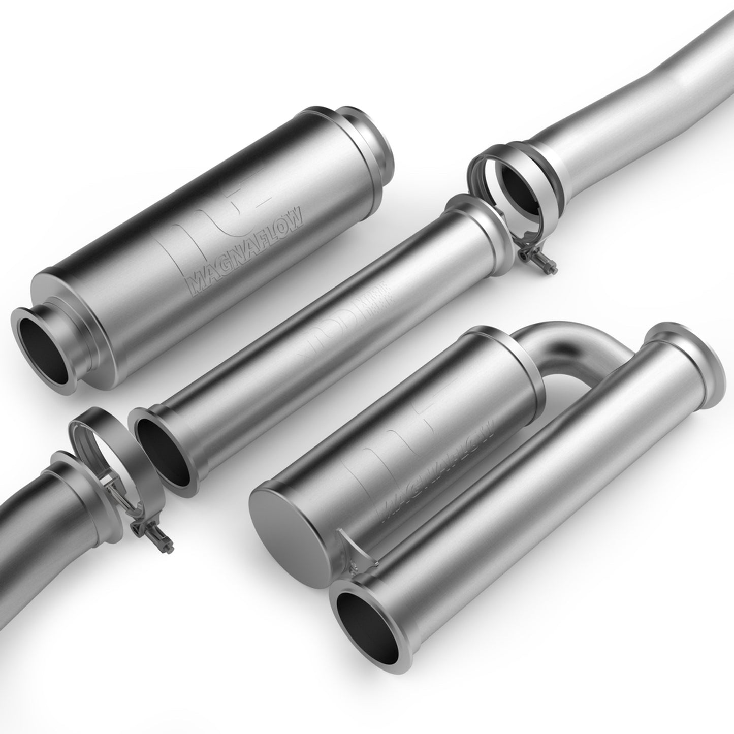 MagnaFlow xMOD Series Carbon Fiber Tips Cat-Back System 19496