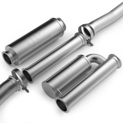 MagnaFlow xMOD Series Carbon Fiber Tips Cat-Back System 19535