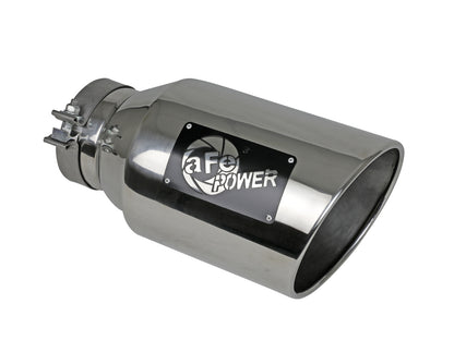 aFe MACH Force-Xp 304 Stainless Steel Clamp-on Exhaust Tip Polished - 49T50801-P15