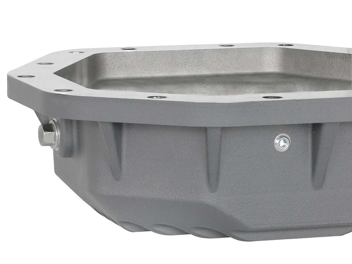 aFe Street Series Rear Differential Cover Raw w/ Machined Fins - Ford 2017-2023 6.7L - Axle Type Dana M275