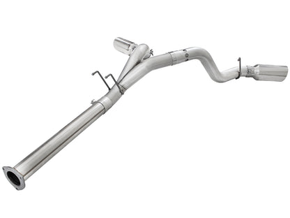 aFe ATLAS 4 IN Aluminized Steel DPF-Back Exhaust System w/Polished Tip - Ford 2011-2014 6.7L