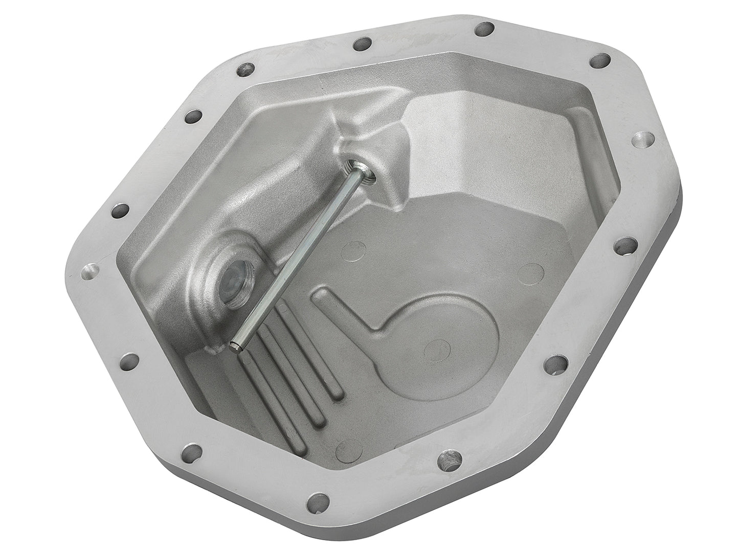 aFe Street Series Rear Differential Cover Raw w/ Machined Fins - Ford 2017-2023 6.7L - Axle Type Dana M275