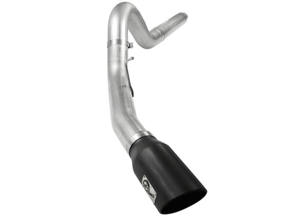 aFe ATLAS 5 IN Aluminized Steel DPF-Back Exhaust System w/Black Tip - Ford 2008-2010 6.4L