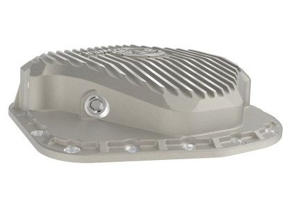 aFe Street Series Rear Differential Cover Raw w/ Machined Fins - Ford 2023-2026 6.7L/7.3L