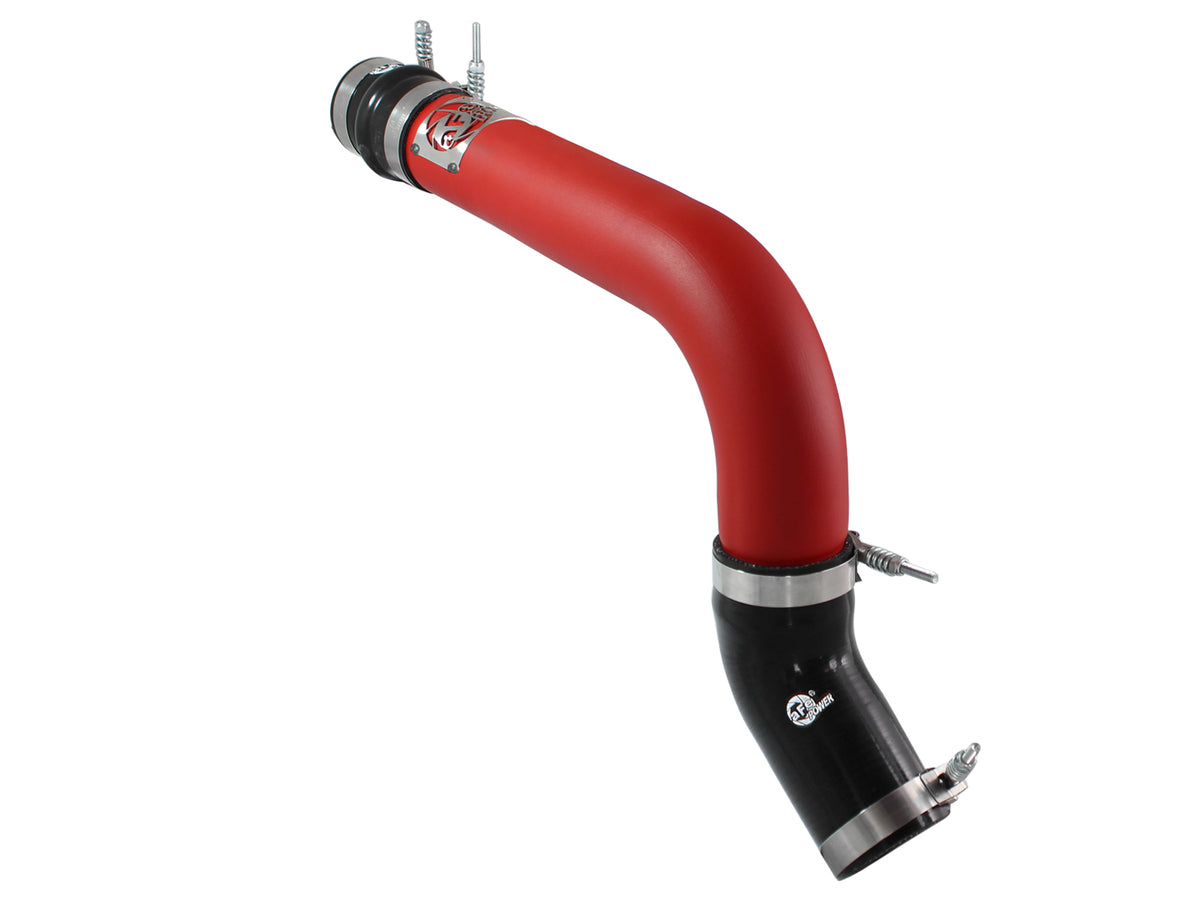 aFe BladeRunner 3 IN Aluminum Hot Charge Pipe Red - Ram 2013-2018 6.7L