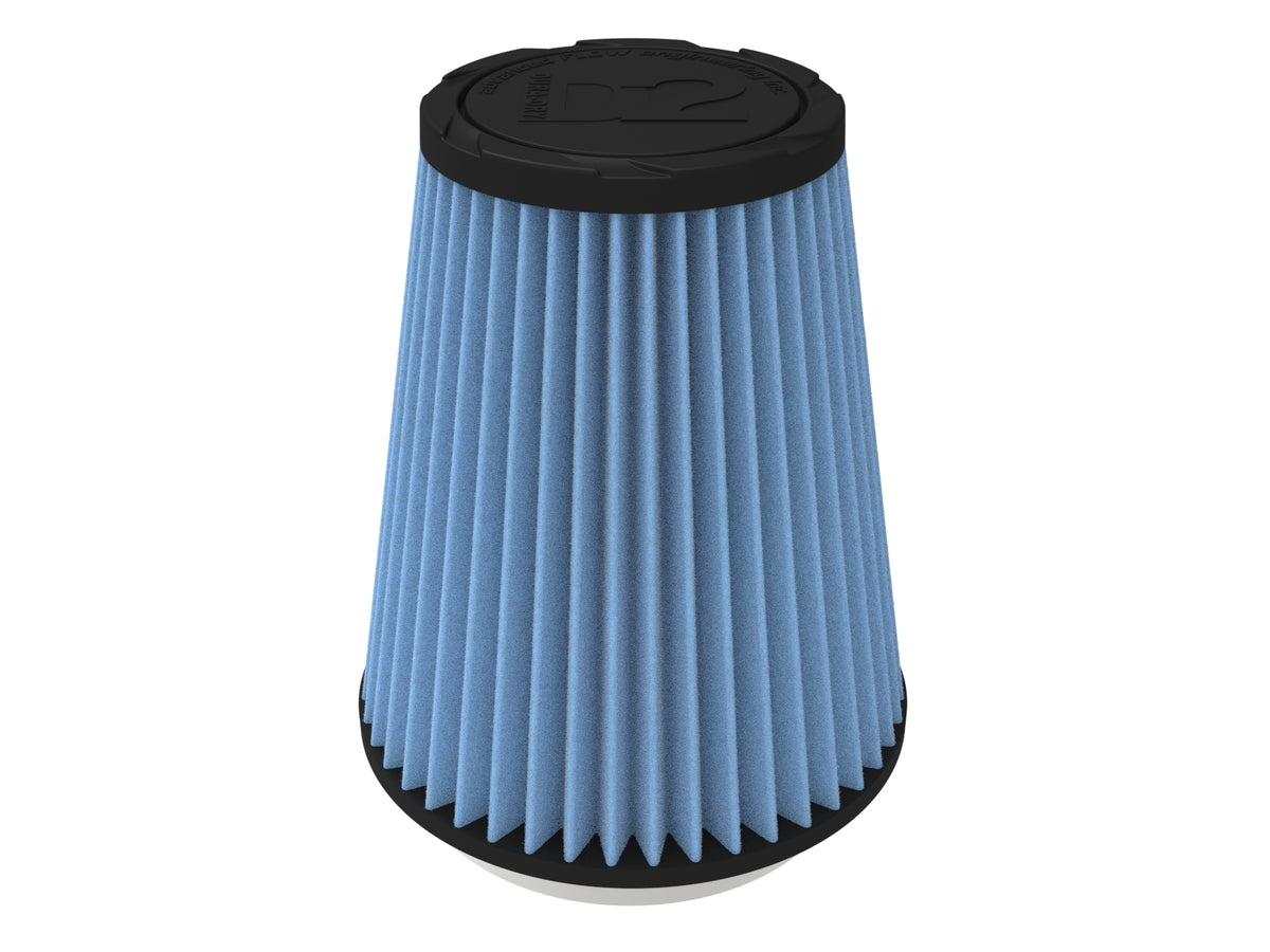 aFe Universal Clamp-On Air Filter w/ D2 Dura-Dry Media - 21-40507V