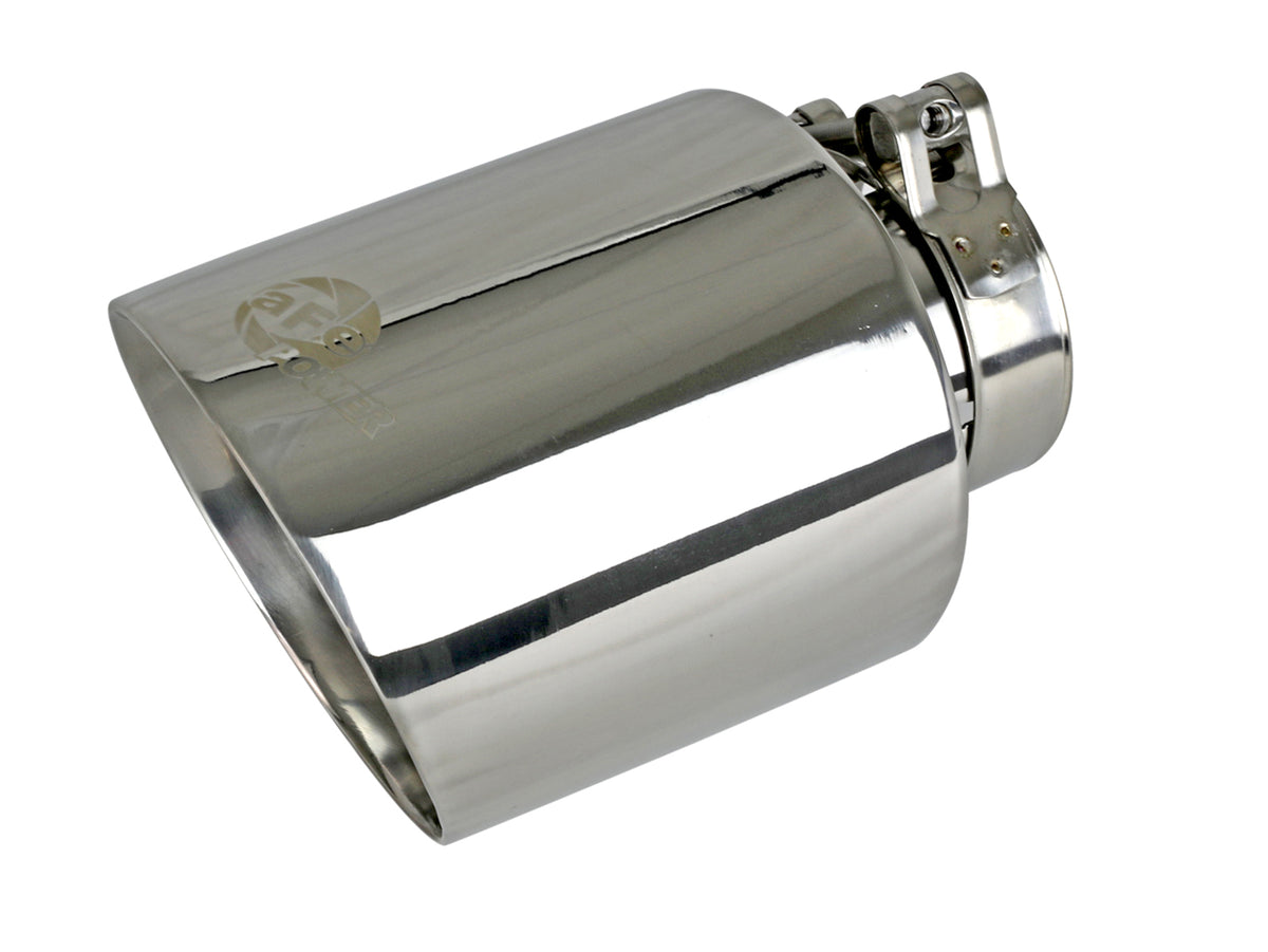 aFe MACH Force-Xp 304 Stainless Steel Clamp-on Exhaust Tip Polished - 49T25454-P071